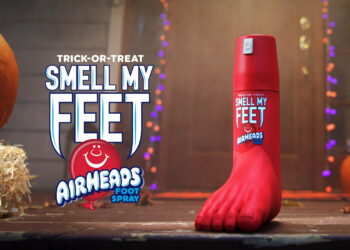 Trick-or-Treat, Smell My Feet! Airheads Launches Cherry-Scented Foot Spray for Halloween