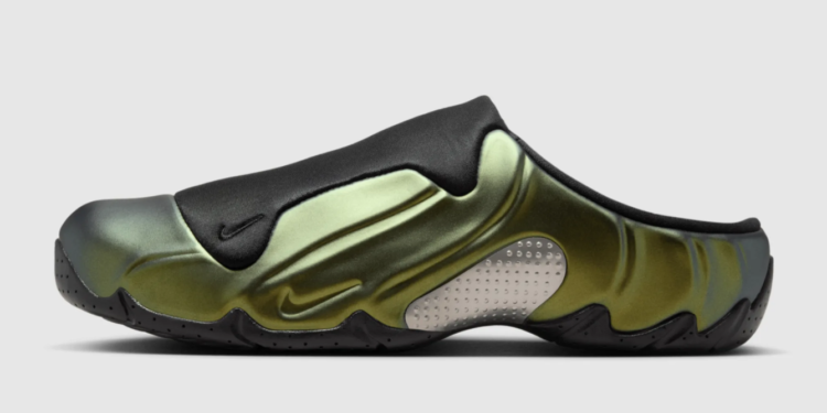 Cop or Flop: Nike Unveils Clog Version of the Iconic "Metallic Gold" Air Flightposite - Baller Alert Cop or Flop: Nike Unveils Clog Version of the Iconic "Metallic Gold" Air Flightposite