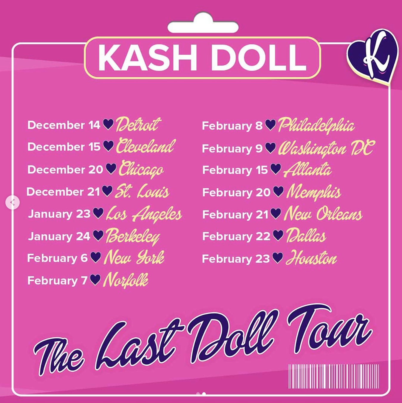 Kash Doll Is Hitting the Road This December; Here Are the Bangers We Hope Makes the Setlist