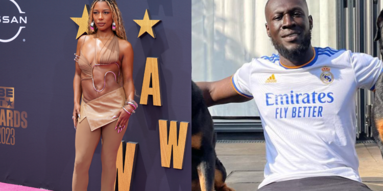 Victoria Monét and UK Rapper Stormzy - Baller Alert New Ballerific Couple? Victoria Monét and UK Rapper Stormzy Spark Romance Rumors After Being Spotted Kissing at London Airport