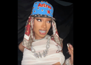 That's Baller: Megan Thee Stallion Reps Her Record Label With Custom Eliantte Hot Girl Productions Chain [Video]