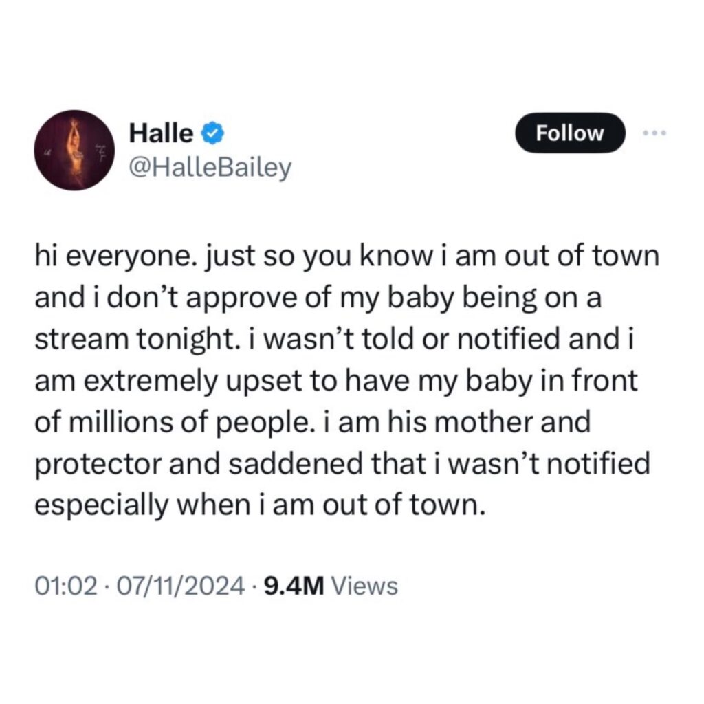 Halle Bailey calls out DDG