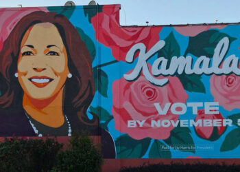 kamala harris mural