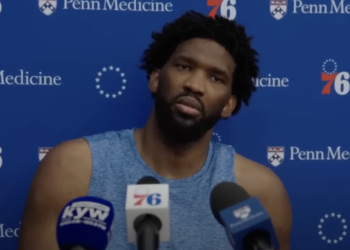 Philadelphia 76ers Star Joel Embiid Shoves Reporter After Heated Confrontation Over Column Mentioning His Deceased Brother
