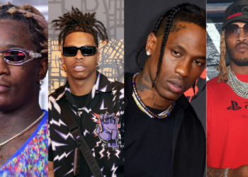 Young Thug Spotted in the Studio with Travis Scott, Future, and Lil Baby