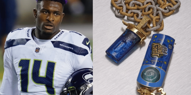 That's Baller: Seattle Seahawks Star DK Metcalf Debuts $200K Juicy Drop Pop Chain