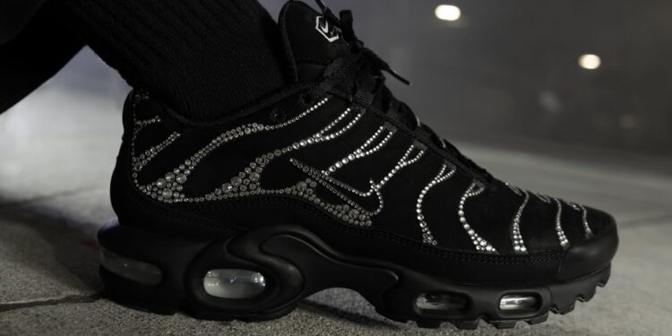 Ballerific Footwear: Nike Partners with Swarovski for Bedazzled Air Max Plus Collection