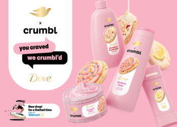 Dove and Crumbl Team Up for a Sweet Skincare Collab Inspired by Iconic Desserts