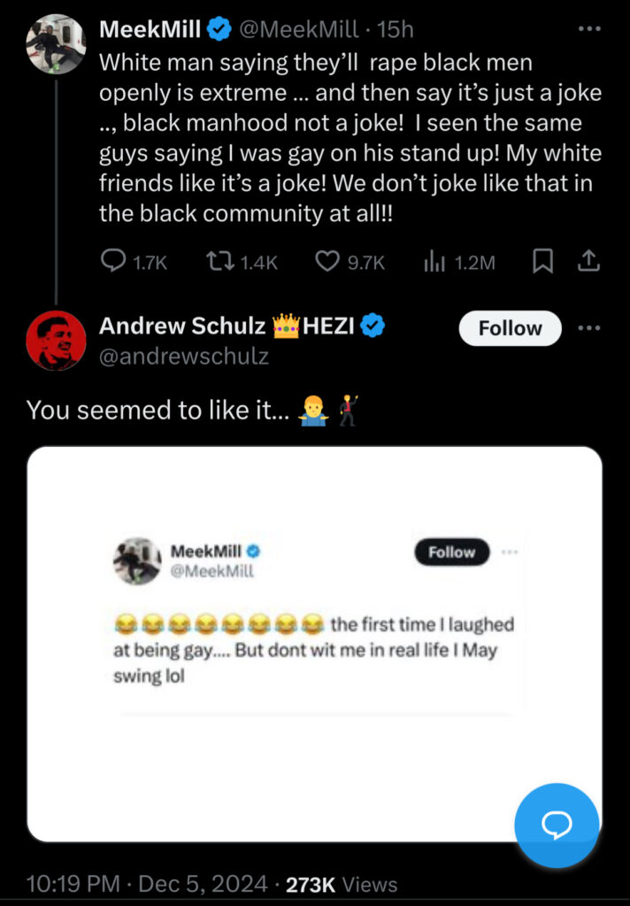 Meek Mill Calls Out Andrew Schulz