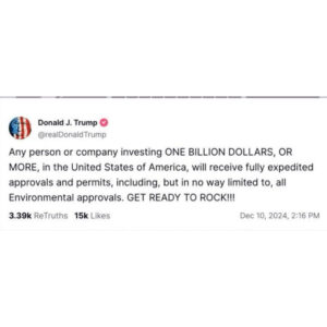 trump social media post