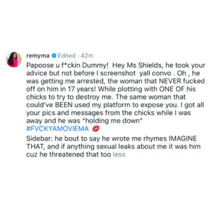 Remy Ma, Papoose and Claressa Shields screenshots