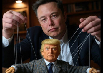 elon musk trump puppet