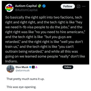 Elon Musk Under Fire for Endorsing Post Suggesting Americans Are “Too Retarded” for Skilled Jobs