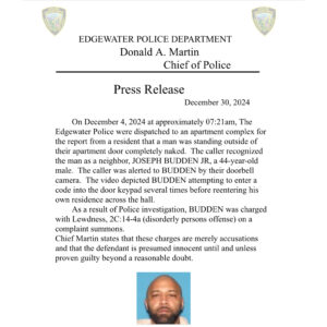 edgewater press release - joe budden