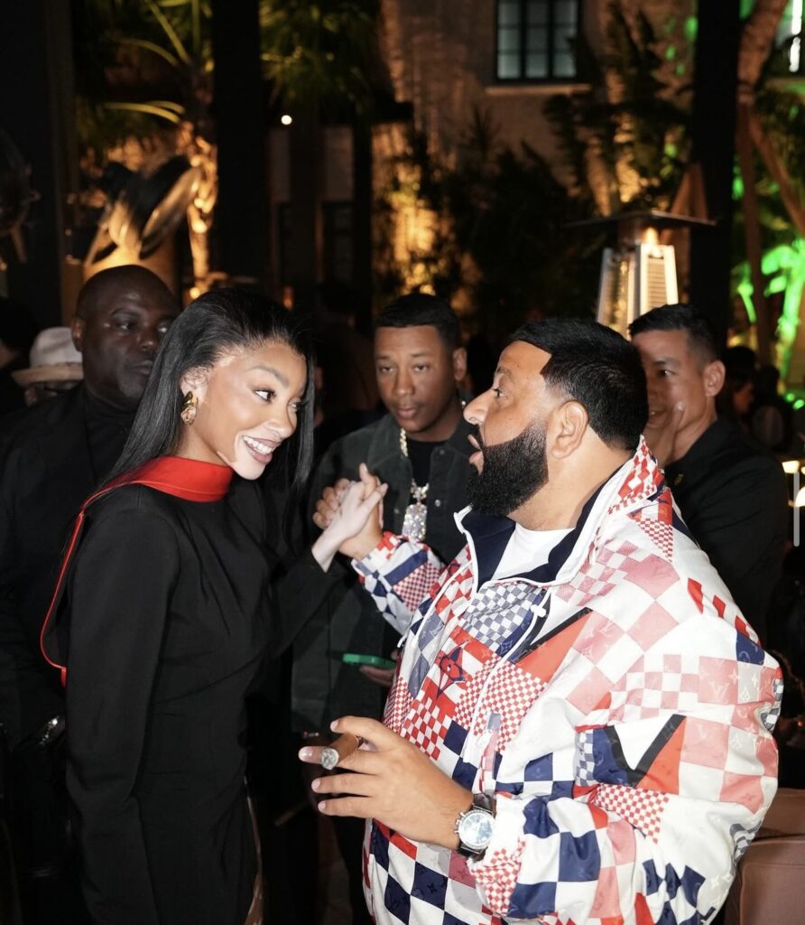 Winne Harlow and Dj Khaled