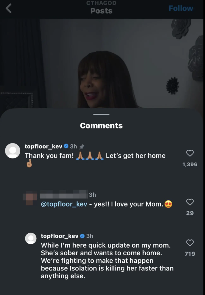 Wendy Williams' son gives update - Baller Alert Wendy Williams' son gives update