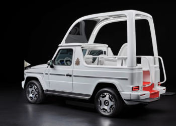 Pope Francis Goes Electric: Mercedes-Benz Delivers First All-Electric Popemobile