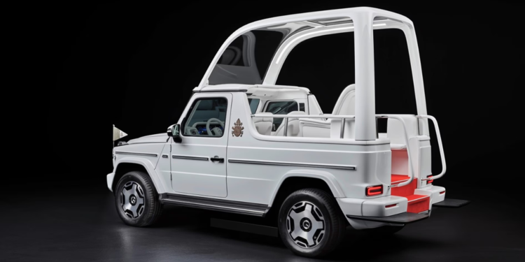 Pope Francis Goes Electric: Mercedes-Benz Delivers First All-Electric Popemobile