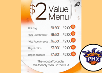 Phoenix Suns Owner Announces New $2 Value Menu for All Home Games: “Winning Starts With Our Fans”