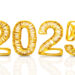 Gold 2025 Text on White Background - Baller Alert Less Stress, More Progress: Resolutions for the New Year