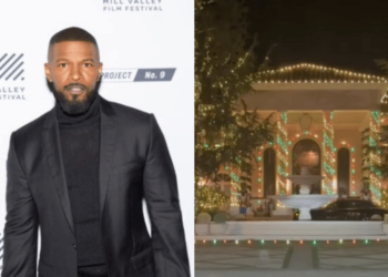 That's Baller: Jamie Foxx Shows Off Massive Solar-Powered Christmas Light Display [Video]