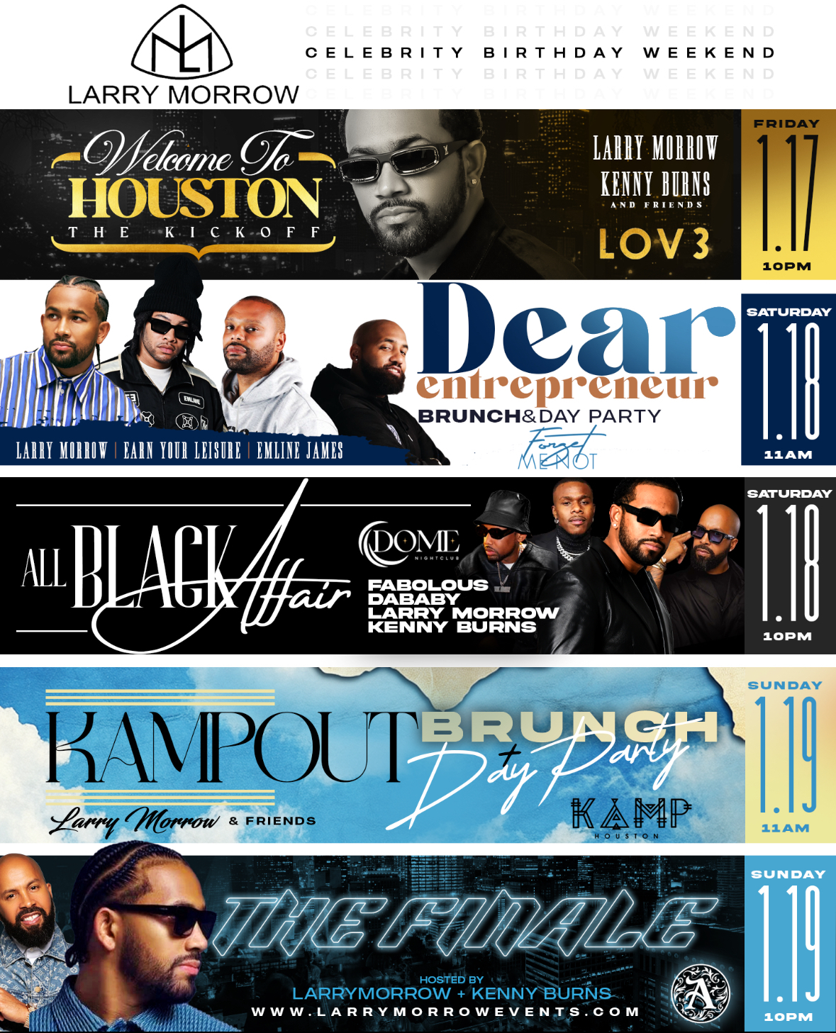 MORROW BIRTHDAY WEEKEND IN HOUSTON