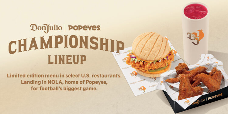 Smash or Pass? Popeyes x Tequila Don Julio Tequila-Marinated Wings and Concha Chicken Sandwich