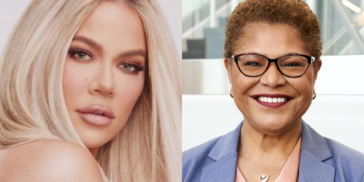 khloe kardashian karen bass