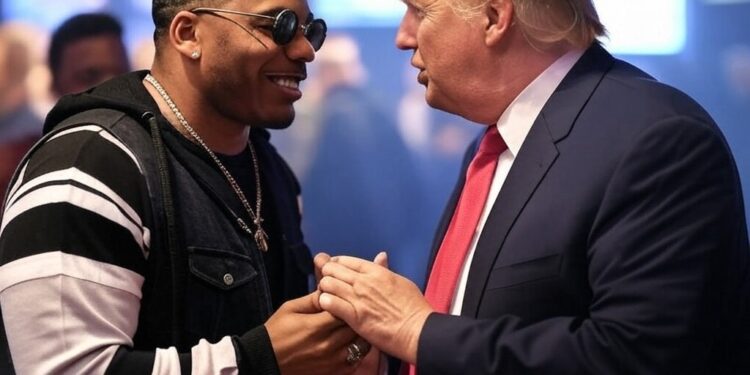 rapper nelly and trump