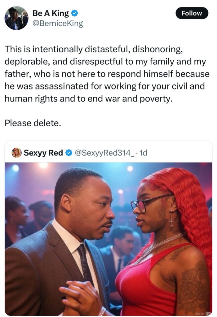 Bernice King tweet