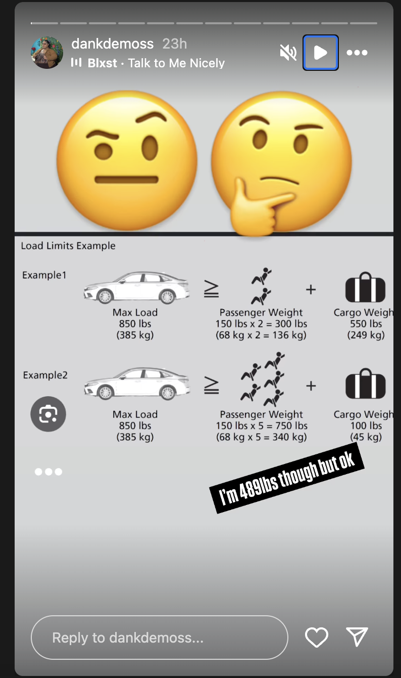 Plus-Size Influencer Dank Demoss Says Lyft Driver Refused Service Due to Her Weight: "That S**t Is Humiliating' [Video]"