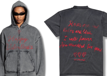 Ballerific Fashion: Balenciaga’s Pricey Valentine’s Line Is Perfect for Couples Looking to Match Each Other’s Fly - Baller Alert Ballerific Fashion: Balenciaga’s Pricey Valentine’s Line Is Perfect for Couples Looking to Match Each Other’s Fly
