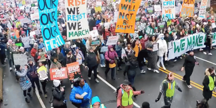 Washington D.C. Sees Thousands Rally in Protest Ahead of Trump’s Inauguration [Video]