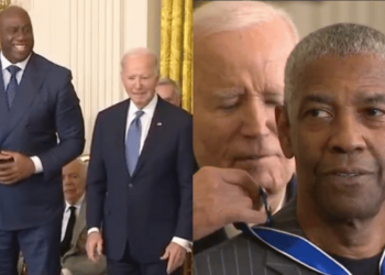 Denzel Washington and Magic Johnson Honored with the Presidential Medal of Freedom [Video]