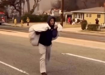 Black Men Attempting to Save Belongings from Fires Wrongly Accused of Looting by MAGA Social Media Accounts [Video]