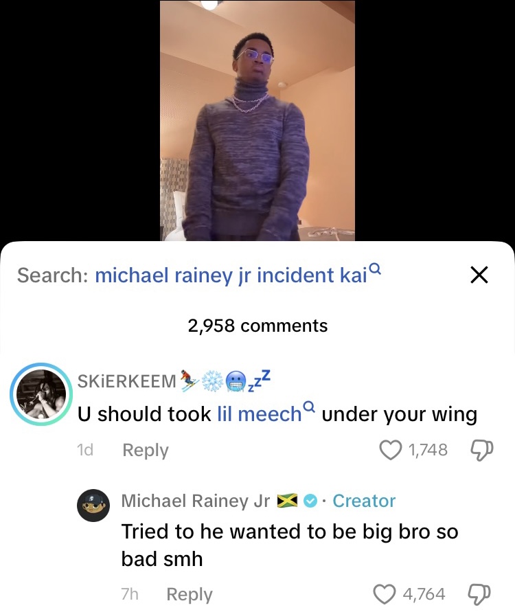 Screenshot - Baller Alert Michael Rainey Jr. Admits He Failed in Trying to Take Lil Meech Under His Wing: "He Wanted to Be Big Bro So Bad"
