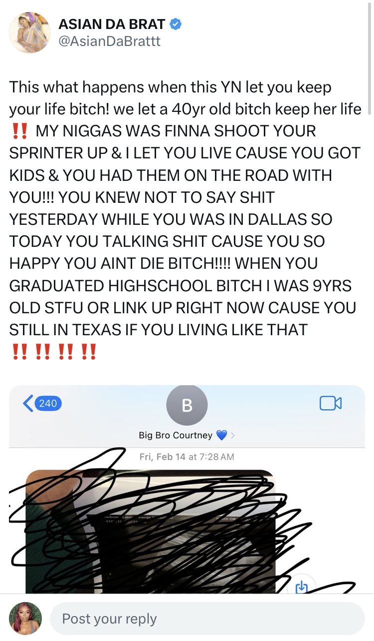 Asian Doll Reveals She Contemplated Having Kash Doll Harmed During Dallas Tour Stop: "I Let You Live ‘Cause You Got Kids" [Video]