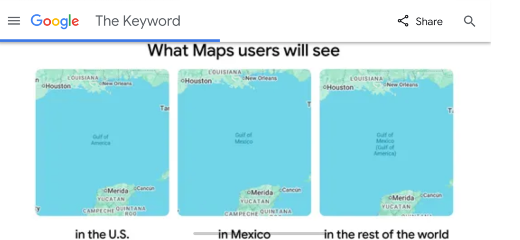 Google Maps Renames “Gulf of Mexico” to “Gulf of America” in the U.S.