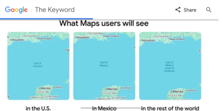 Google Maps Renames “Gulf of Mexico” to “Gulf of America” in the U.S.