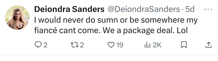 Deiondra Sanders Claims She Wasn't Allowed to Attend Jacquees and Dej Loaf's Video Shoot