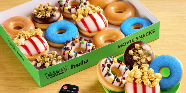 Krispy Kreme Drops Movie Snack-Inspired Doughnuts with Hulu