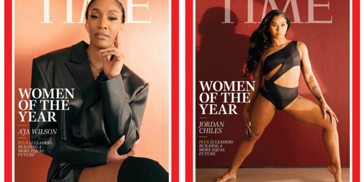 A’ja Wilson and Jordan Chiles Receive TIME Women of the Year Honors