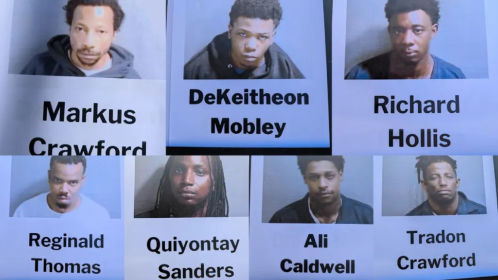 seven suspects in connection with the fatal ATL gang-related shooting
