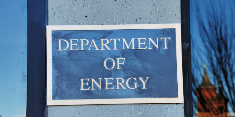 US Department of Energy office building sign