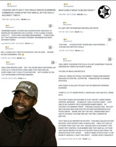 Kanye West tweets jew proof