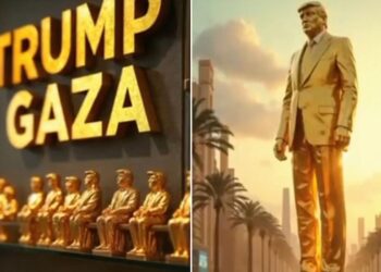 Trump’s AI-Generated Gaza Vision Features Golden Statue—And Even His Supporters Are Outraged