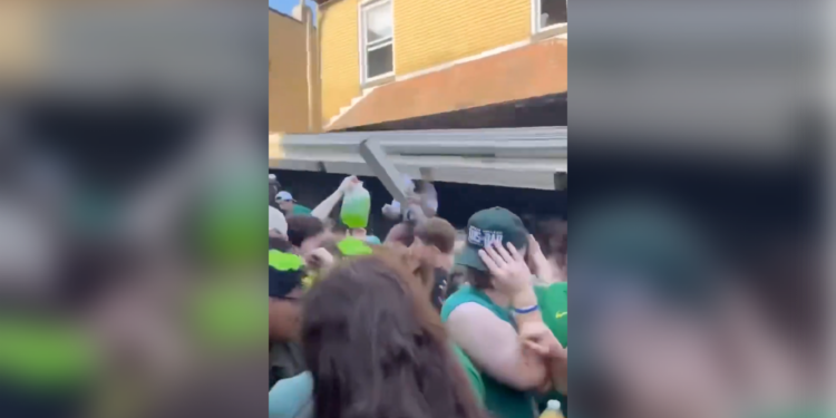 Terrifying Footage Shows Roof Collapse During Party Near University of Pittsburgh, 16 Injured [Video]