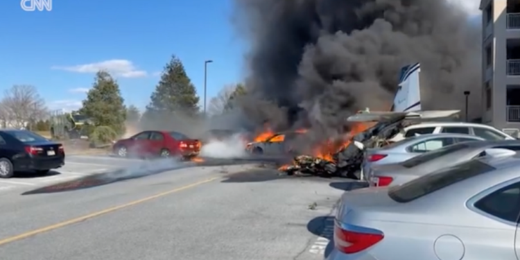 Small Plane Crashes Into Pennsylvania Retirement Community Parking Lot, Injuring Five