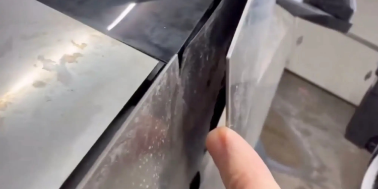 Cybertruck trim pieces coming unglued and flying off while driving.