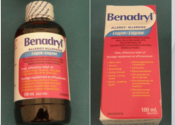 Thousands of Benadryl Bottles Recalled Due to Child Poisoning Risk